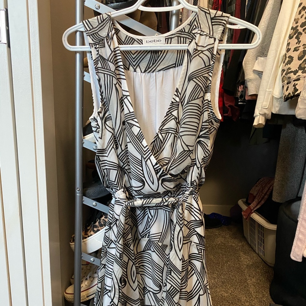 Bebe geometric dress